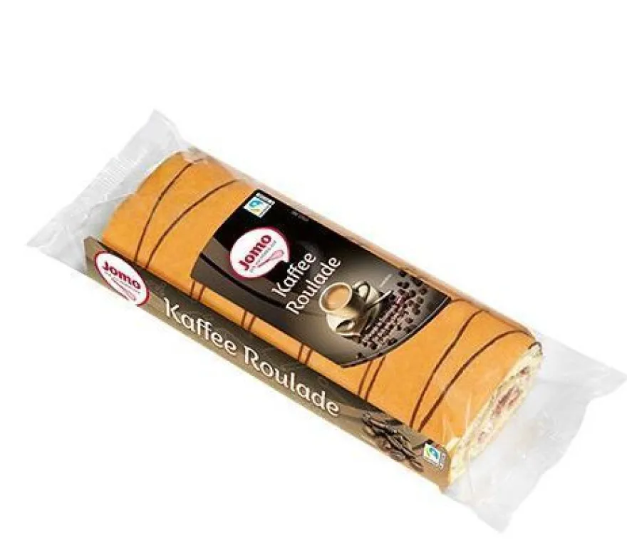 Rührkuchen Kaffee Roulade Kakaocremfüllung von Jomo Zuckerbäckerei