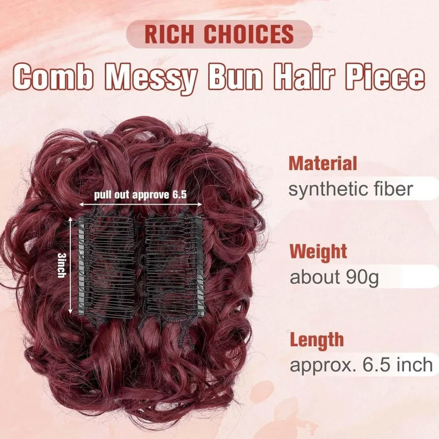 Rich Choices Haarverlängerung Dutt Haarteil Zopf Pferdeschwanz Haarknoten