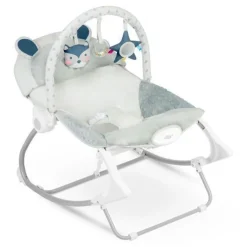 Ricokids Babywippe mit Vibrationsfunktion - grau