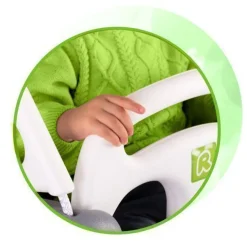 Ricokids 3-in-1 Elefanten-Schaukel, Grau und Grün
