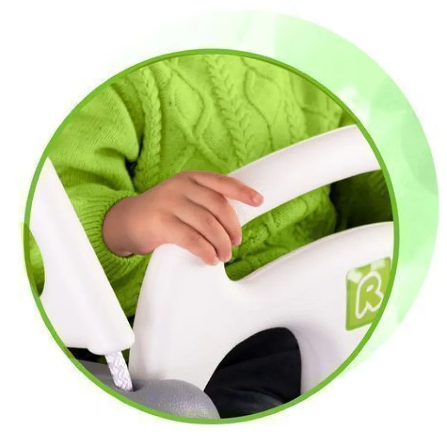 Ricokids 3-in-1 Elefanten-Schaukel, Grau und Grün