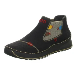 Rieker Schlupf/ Reißverschlussstiefelette Kaltfutter
