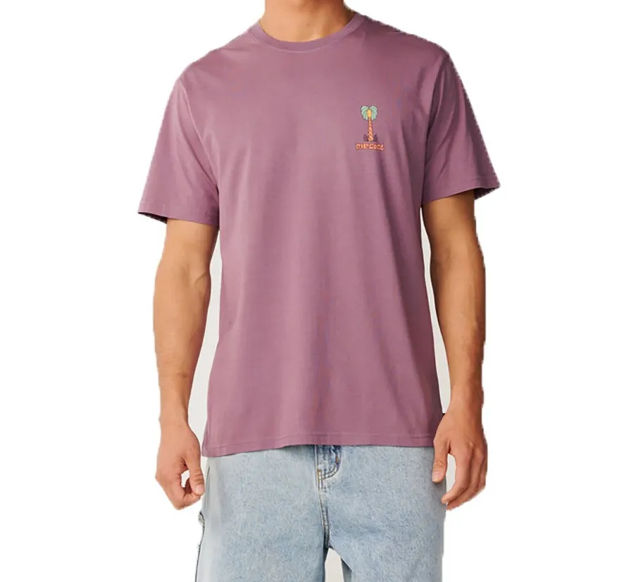 RIP CURL T-Shirt Pacific Rinse Higgins dusty purple