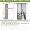 Risareyi Magnet Fliegengitter Tür 60x185cm Weiß - Insektenschutz ohne Bohren