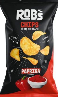 Rob´s chips Originals Kartoffelchips WIE SIE SEIN Sollten Paprika 120g