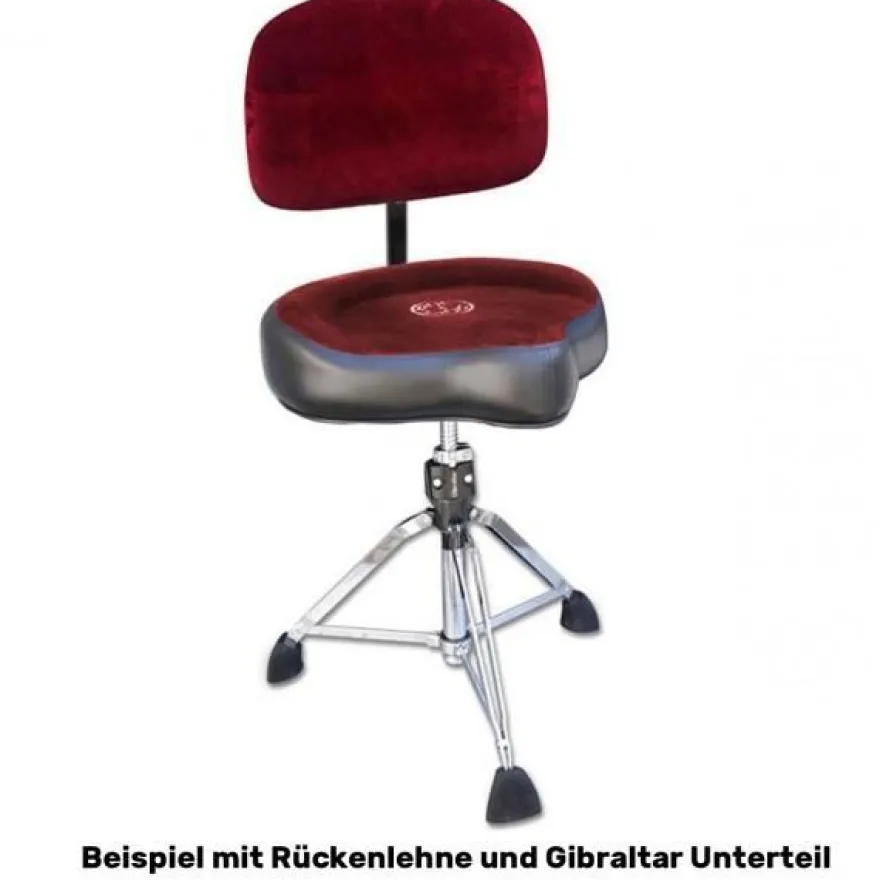 Roc-n-Soc Sattelsitz Rot Schlagzeug Hocker