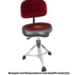 Roc-n-Soc Sattelsitz Rot Schlagzeug Hocker