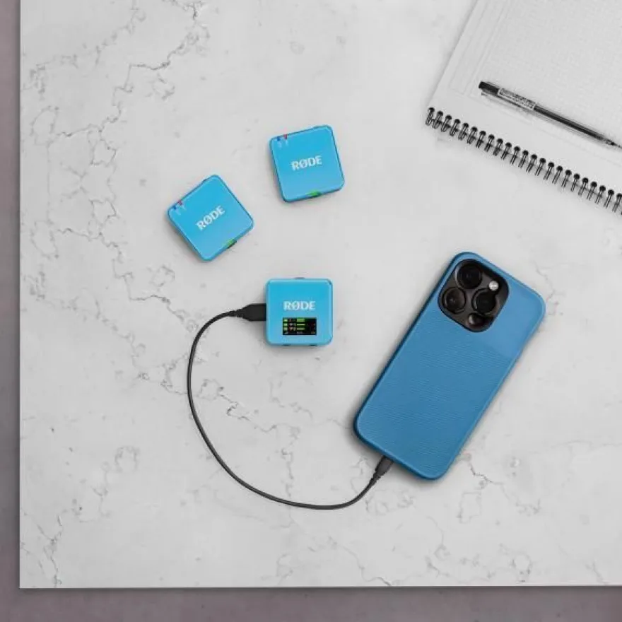 Rode Mikrofon-Funksystem Wireless GO Gen 3 Blau