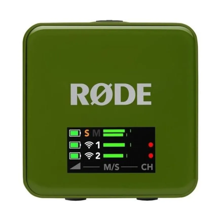 Rode Mikrofon-Funksystem Wireless GO Gen 3 Moss Khaki + Bonus In-Ear Kopfhörer