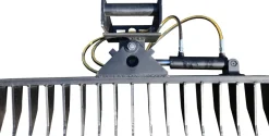 Roderechen MS03 Hydraulisch schwenkbar Wurzelreche Minibagger Breite 150cm