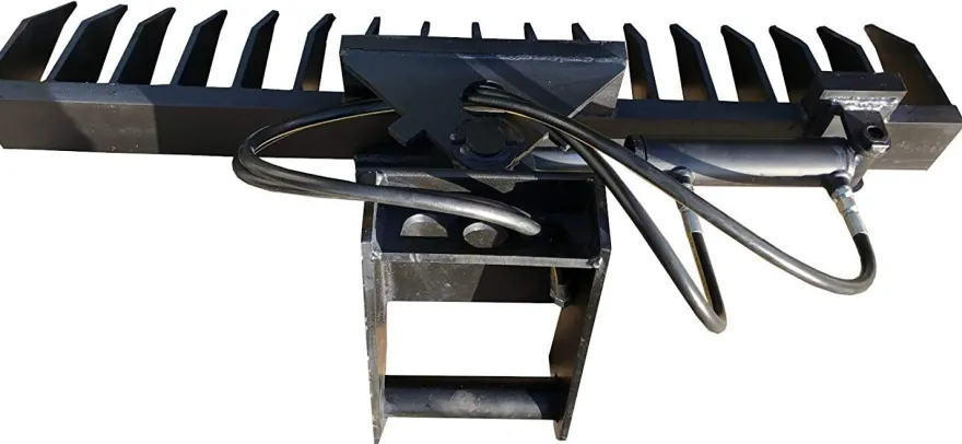 Roderechen MS03 Hydraulisch schwenkbar Wurzelreche Minibagger Breite 150cm