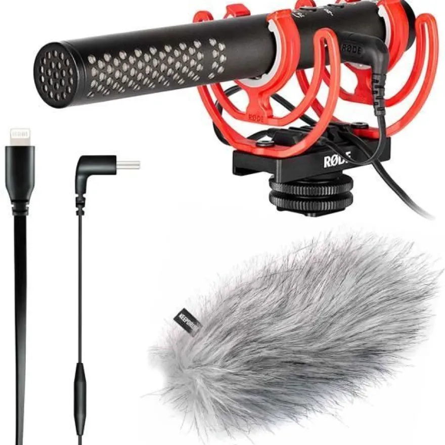 Rode Videomic NTG Mikrofon mit SC15 und Windschutz
