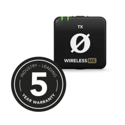 Rode Wireless ME TX Modul mit Lavalier GO und Windschutz