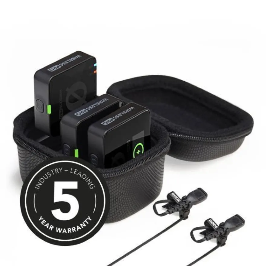 Rode Wireless Pro Drahtlos-Mikrofonset mit Adapter