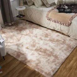 Rohatim Hochflor Teppich Wohnzimmer Super weich Shaggy Teppich Flauschiger Soft