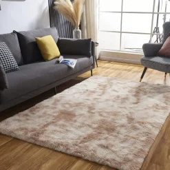Rohatim Hochflor Teppich Wohnzimmer Super weich Shaggy Teppich Flauschiger Soft