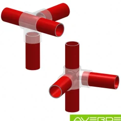 Rohrverbinder Eckverbinder klappbar, 1 1/2
