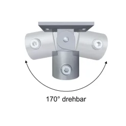 Rohrverbinder Flansch mit Gelenkanschluss 2