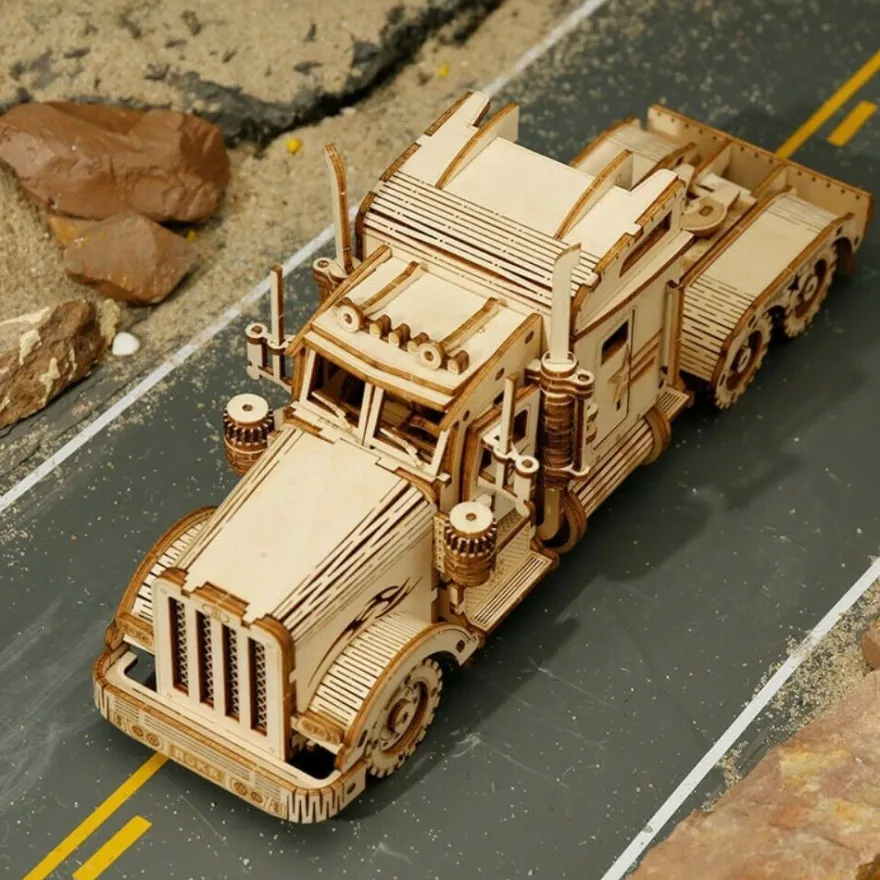 ROKR 3D-Holz-Puzzle Heavy Truck