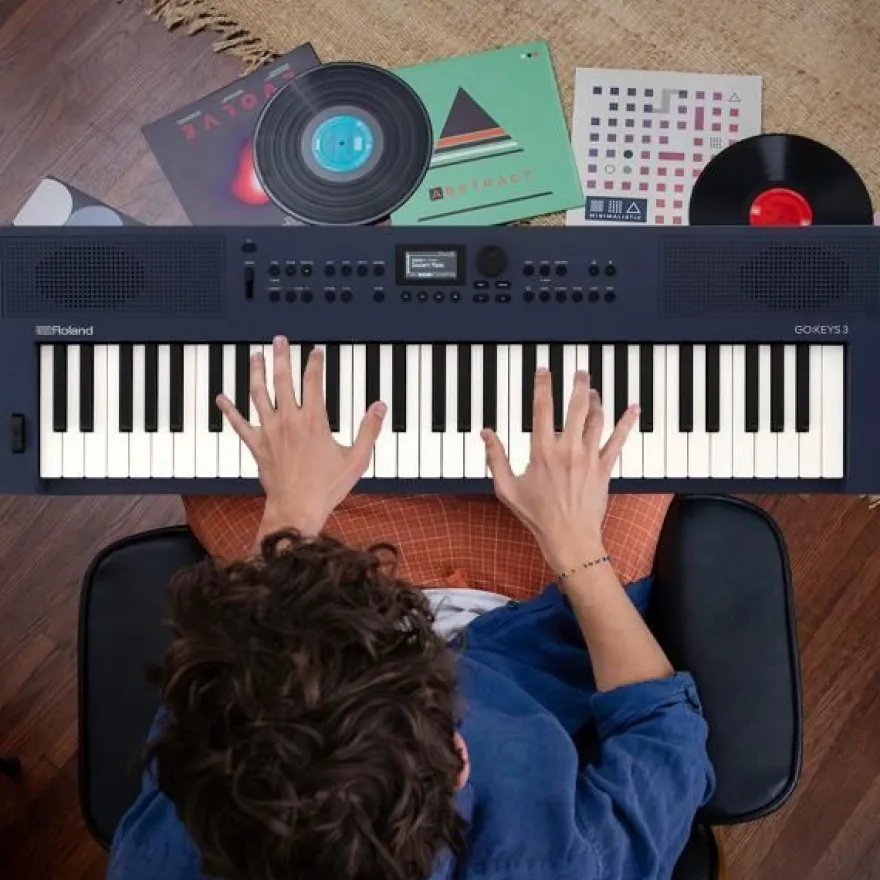 Roland Keyboard GO: eys 3 Midnight Blue mit Keyboardständer