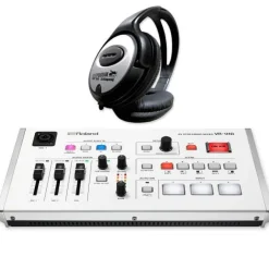 Roland Streaming Mixer VR-1HD mit Kopfhörer