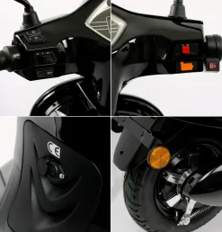 Rolektro Retro 45 kmh V.2021 Elektroroller 2000W E-Scooter 60km Reichweite Zulassung