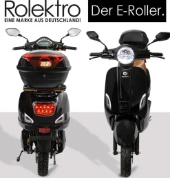 Rolektro Retro 45 kmh V.2021 Elektroroller 2000W E-Scooter 60km Reichweite Zulassung