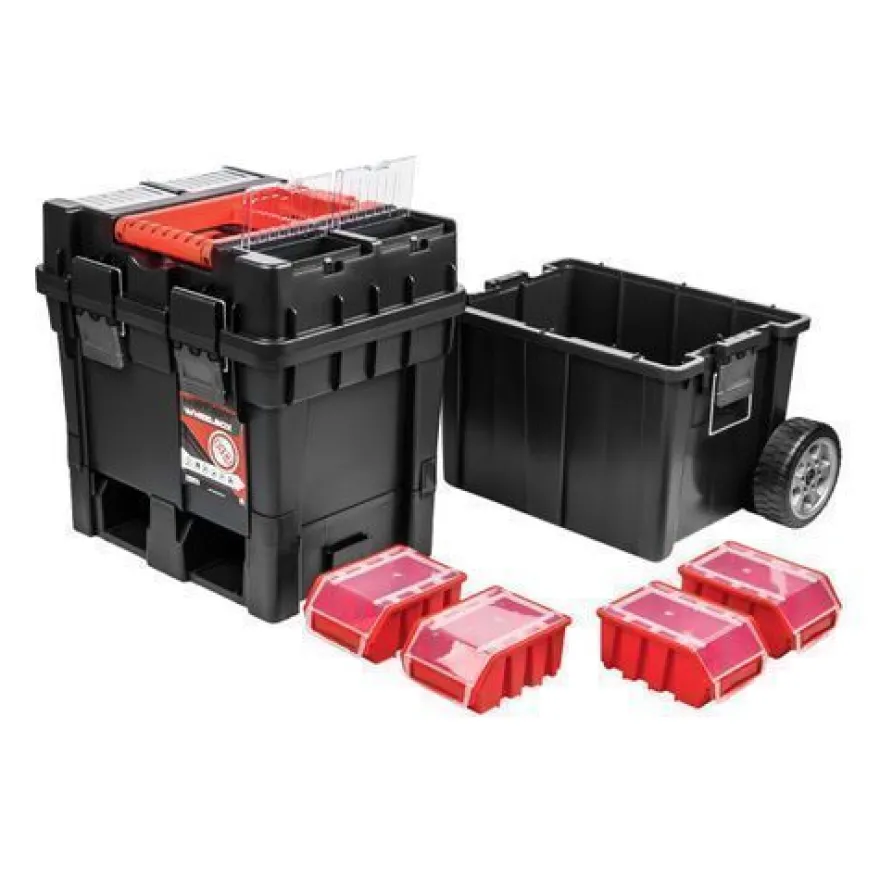 Rollwagen Werkzeugkoffer Werkzeugkiste Wheelbox HD Compact Werkzeugtrolley