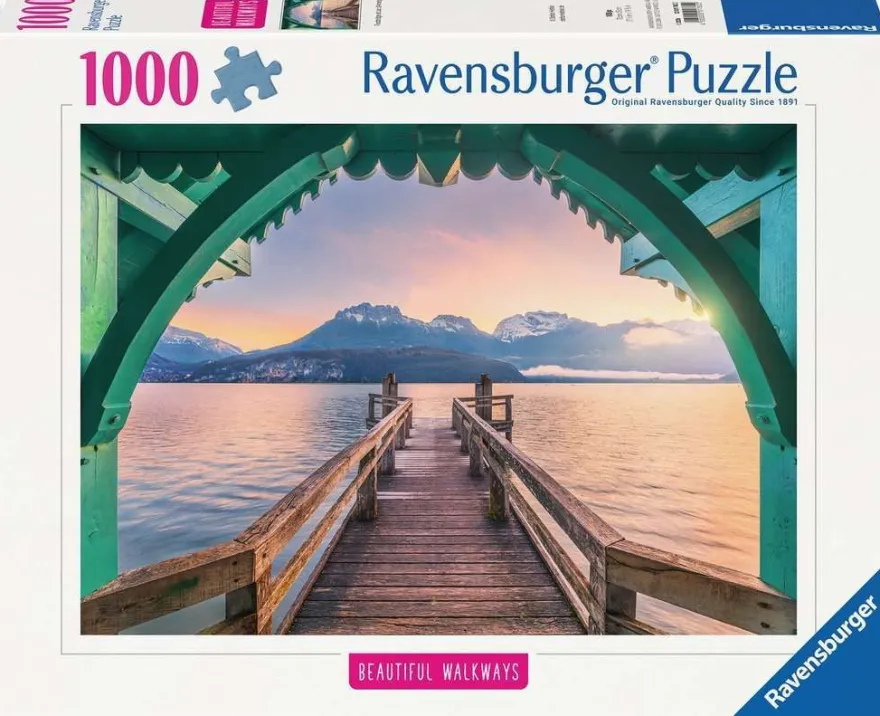 Romantischer Steg am Lac d'Annecy – 1000 Teile Puzzle von Ravensburger