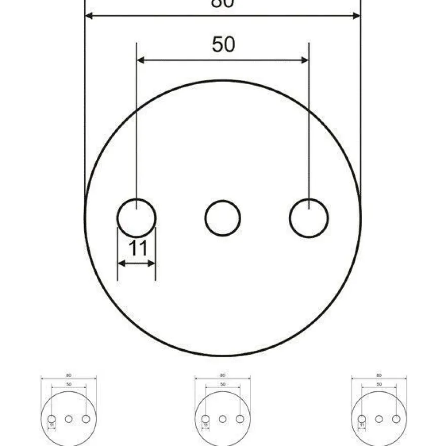 Ronde gelochte Ronden STAHL S235 JR roh gestanzt Platte 70 / 80 / 100 / 120 mm