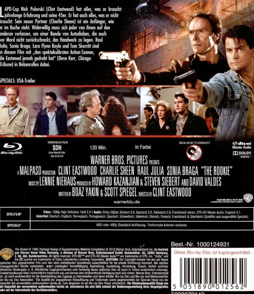 Rookie - Der Anfänger (Blu-ray) - PLAION GmbH 5051890012562 - (Blu-ray Video / Action