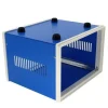 Rosfix Gehäuse Metall Blau – 115x310x285 mm | für Elektronikprojekte
