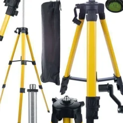 Rosfix Set Kreuzlinienlaser ROT16L – 16 Linien, IP54, Stativ 120 cm