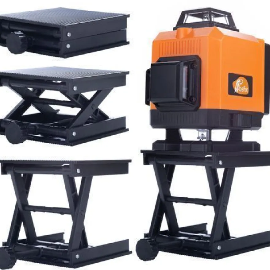 Rosfix Set Kreuzlinienlaser ROT16L – 16 Linien, IP54, Stativ 120 cm