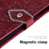 Rostsant Hülle für iPad 10. Generation (2022) 10,9 Zoll Rot in Lederoptik