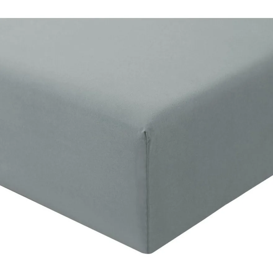 Ruikasi Spannbettlaken 90x200cm Hellgrau - Weiche Mikrofaser,