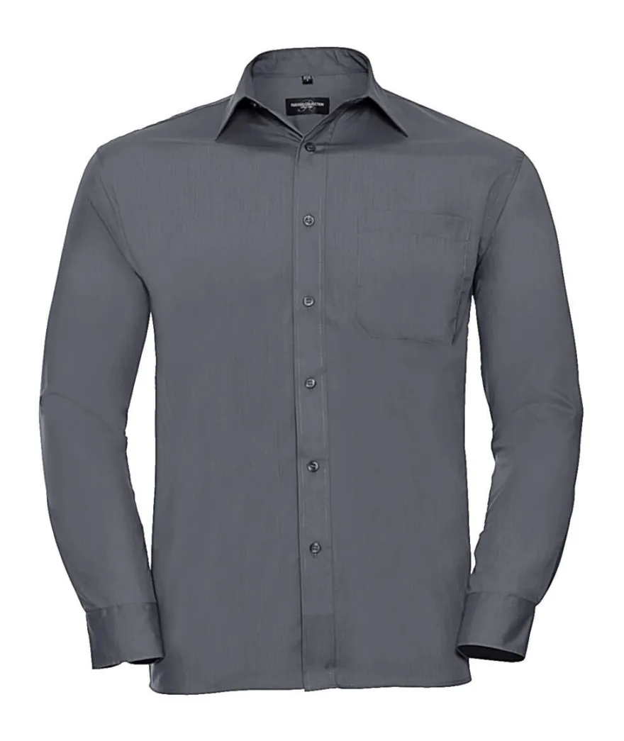 Russell Europe Herren Popelin Hemd pflegeleicht Job S-4XL LA R-934M-0 NEU