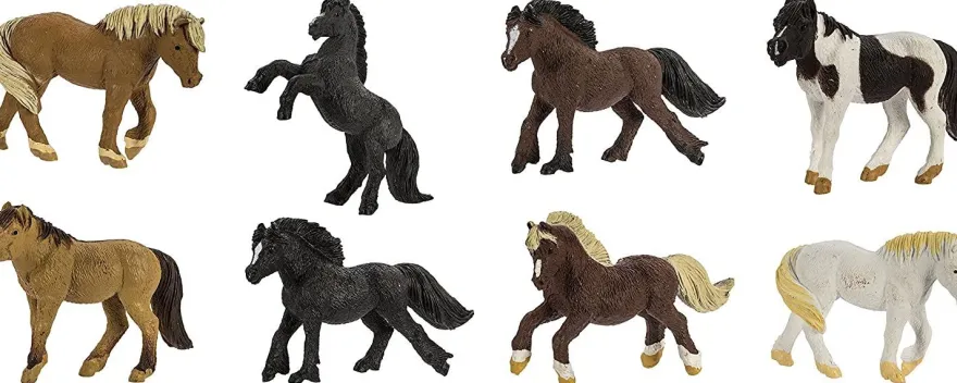 Safari 681104 Ponies Toob Mini Spielfiguren - Set
