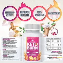 Saint Nutrition® Keto Burn - abnehmen - Stoffwechsel aktivieren