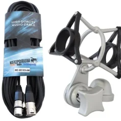 Samson SP02 Mikrofonhalterung mit Mikrofonkabel