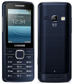 Samsung GT-S5611 Black Blue Dual Sim MP3 UKW Radio Kamera Bluetooth microSD Tasten...