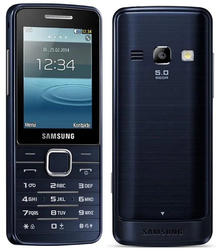 Samsung GT-S5611 Black Blue Dual Sim MP3 UKW Radio Kamera Bluetooth microSD Tasten...