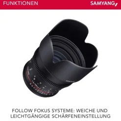 Samyang MF 85mm T1,5 Video DSLR II MFT