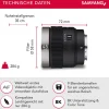 Samyang V-AF 45mm T1,9 FE Video-Objektiv für Sony E Kameraobjektiv Autofokus 8K