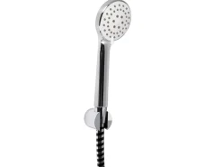 Sanibel 1001 Handbrause 90 mm Set 3S Duschkopf Brausehalter Brauseset