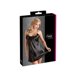 Satin Negligee erotische Rückansicht S M L XL XXL Nachthemd Nachtwäsche