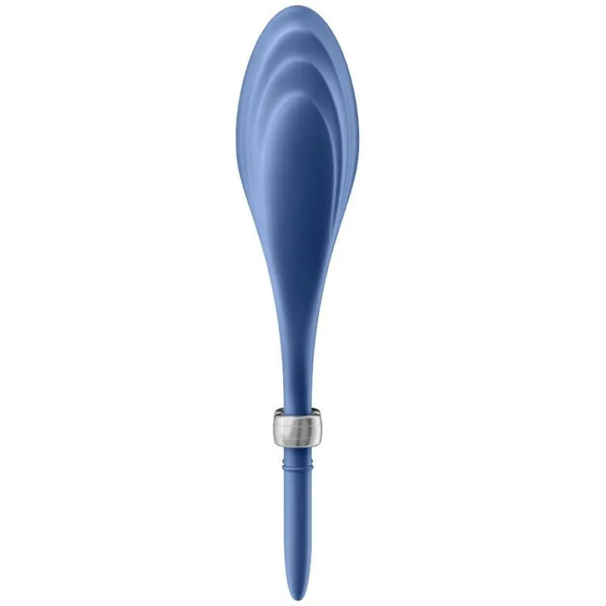 Satisfyer Duelist verstellbarer Penisring mit Vibrator aus Silikon