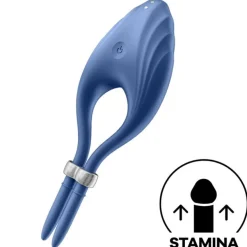 Satisfyer Duelist verstellbarer Penisring mit Vibrator aus Silikon