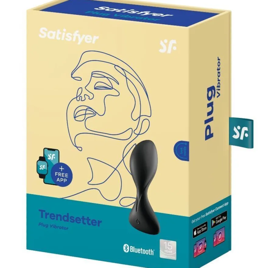 Satisfyer Trendsetter App-gesteuerter Analvibrator mit Zungenspitze