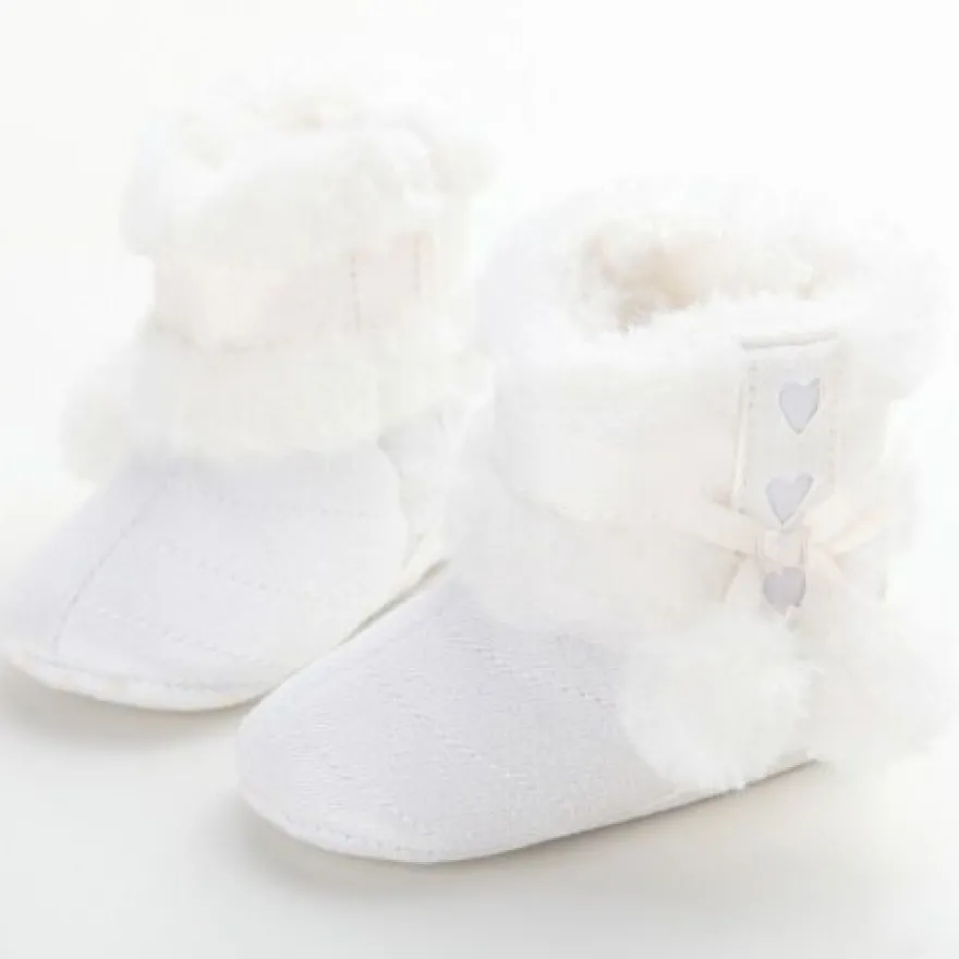Saugling Stiefel Pluschgekleidet Warme Schuhe Kleinkind Mode Boden